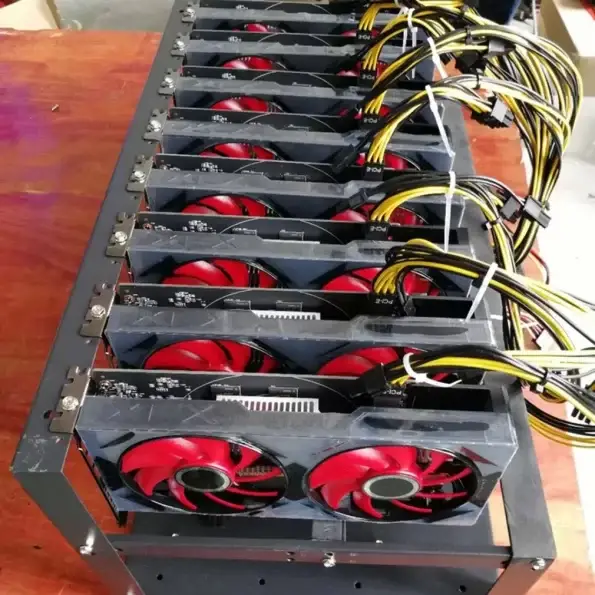 Stackable Open Mining Rig Frame Mining Case ETH/ETC/ZEC Ether Accessories Tools for 6/8 GPU Crypto Coin Bitcoin Rack Only - Image 5
