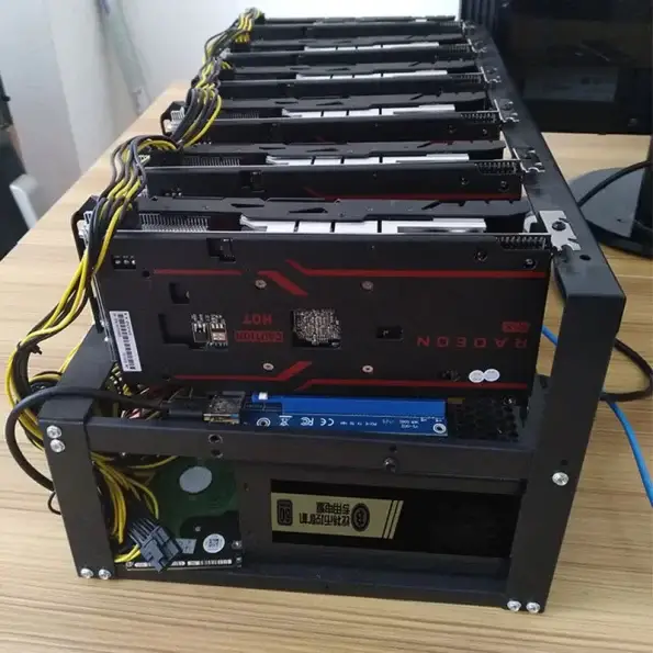 Stackable Open Mining Rig Frame Mining Case ETH/ETC/ZEC Ether Accessories Tools for 6/8 GPU Crypto Coin Bitcoin Rack Only - Image 4