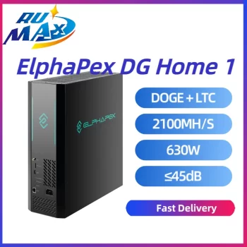 ElphaPex DG Home 1 2Gh/s 620W Litcoin Dogecoin Bells Algorithm Scrypt Asic Miner LTC miner bitaxe in stock Fast Shipping