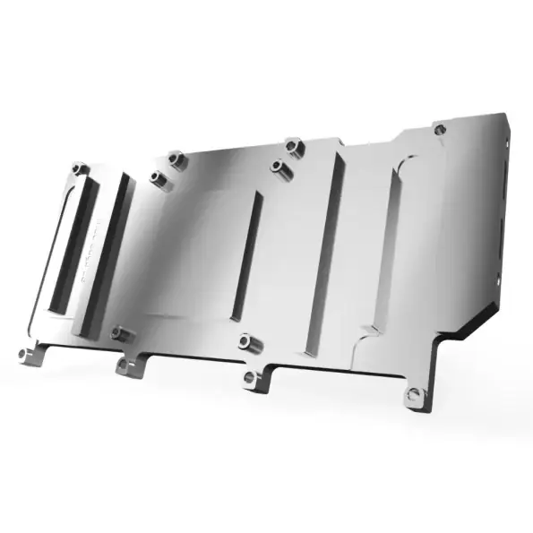 Alphacool ES Copper/Carbon GPU Water Block For Nvidia H100 80GB HBM PCIe 5.0 Graphics Card Cooler With Backplate - Image 3